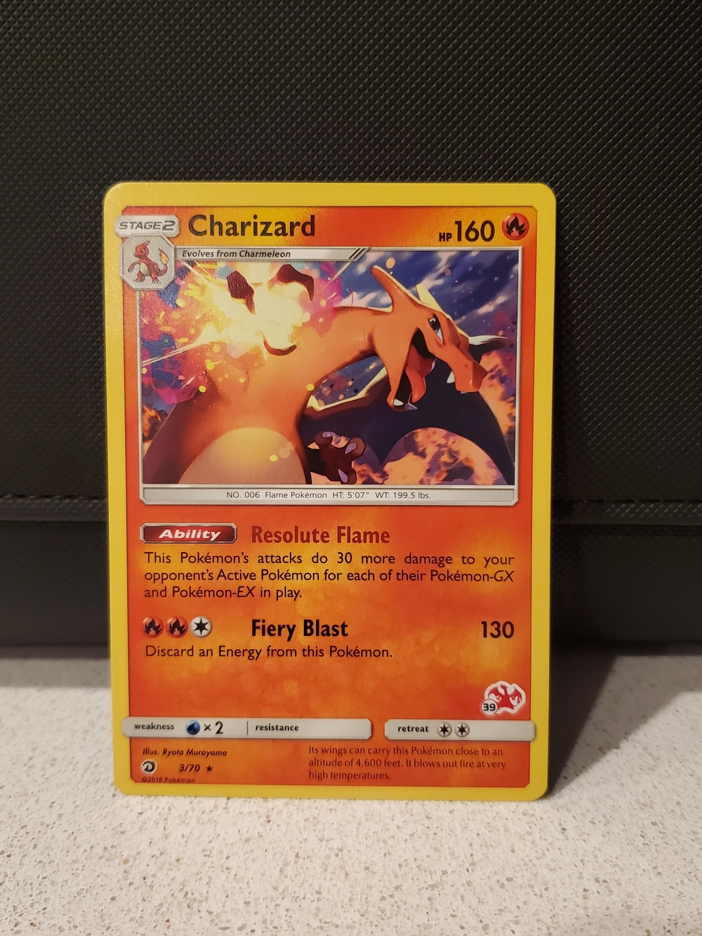 Pokemon Charizard Trading Card